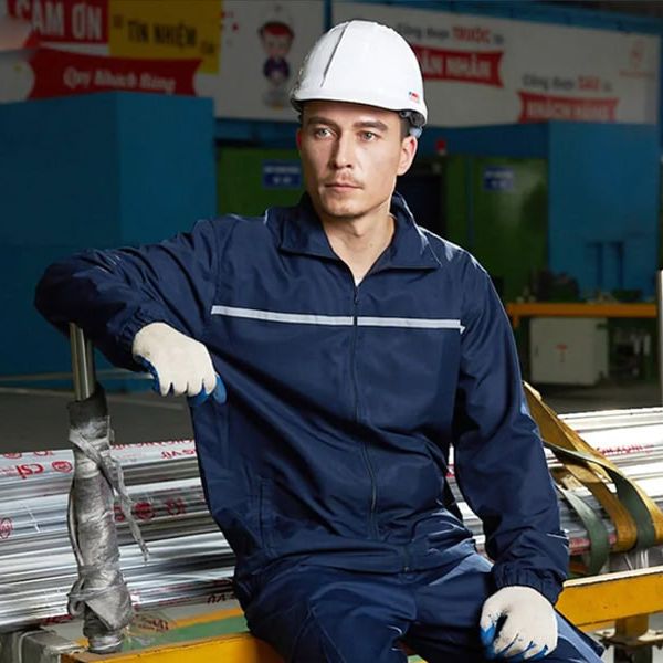 Áo Khoác Đồng Phục Thêu Logo Cao Cấp