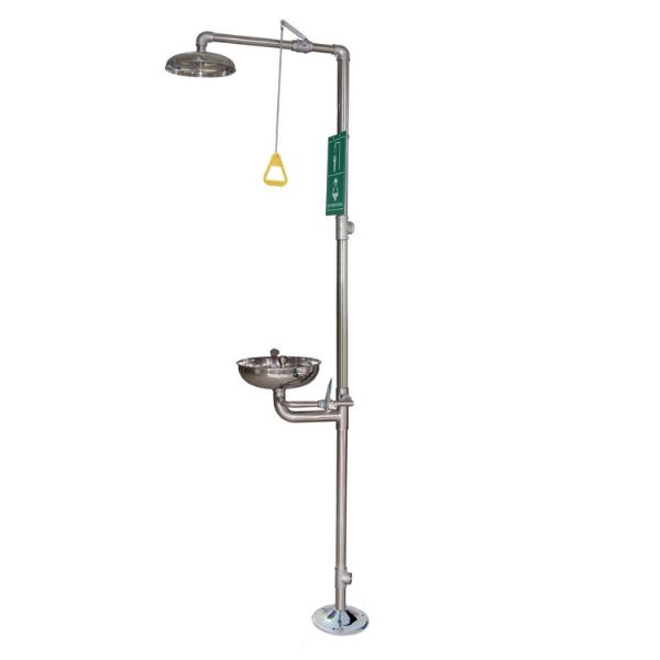 Bồn Rửa Mắt Khẩn Cấp Inox Độc Lập 