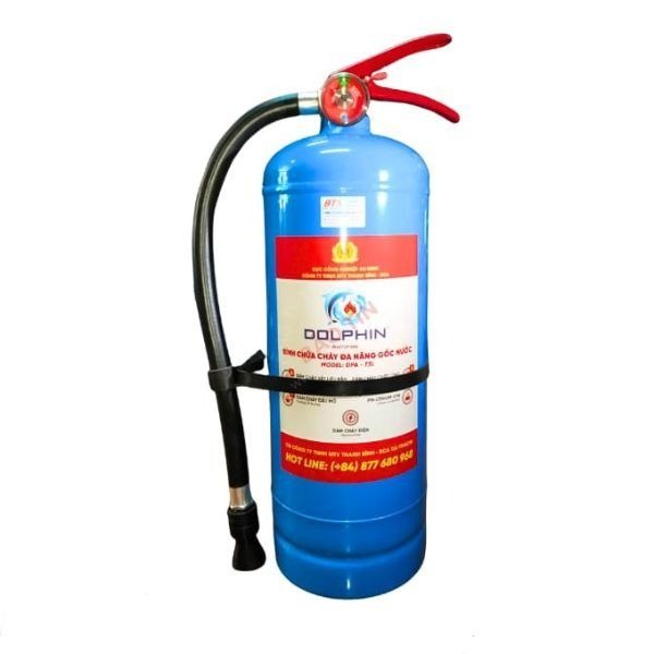 Bình Chữa Cháy Đa Năng Gốc Nước Vỏ Thép Dolphin An Toàn Chính Hãng