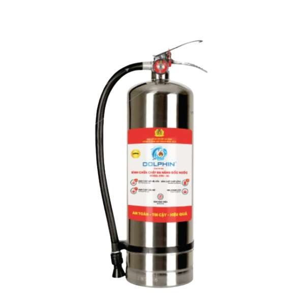 Bình Chữa Cháy Gốc Nước Vỏ Inox Dolphin Đa Năng An Toàn Hiệu Quả