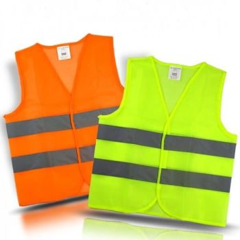 Áo Bảo Hộ Phản Quang Xanh Cam