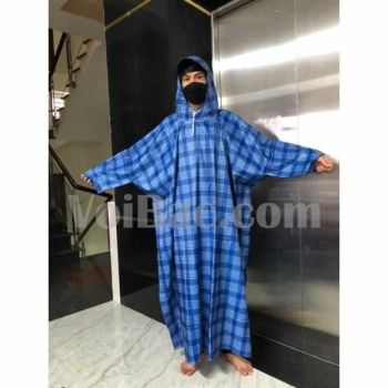 Áo Mưa Caro Rộng Rãi Bật Nhất