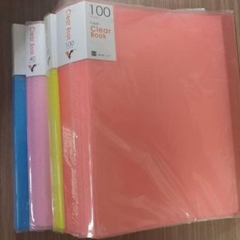 Bìa Kẹp Giấy A4 Cứng 100 Lá Clear Book
