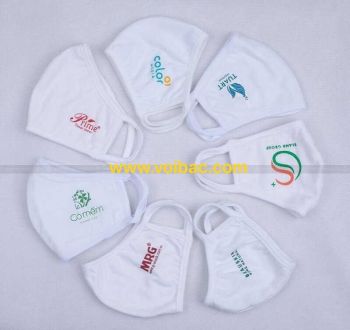 Khẩu Trang Vải Kháng Khuẩn Chất Lượng Cao In Logo Tùy Chọn - KTV0003