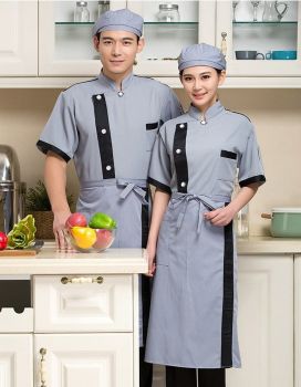 Mẫu Áo Bếp Đẹp Xanh - ADB0012