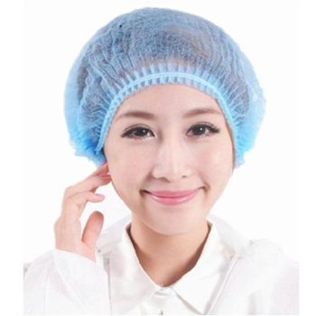 Mũ Trùm Đầu Y Tế Màu Xanh - MTD0020