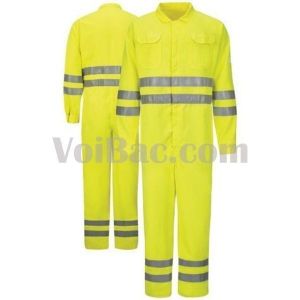 Áo Bảo Hộ Liền Quần Có Phản Quang Xanh
