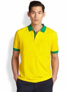 Áo thun đồng phục công nhân giá rẻ mẫu 3 màu vàng giá rẻ