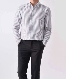 đồng phục sơ mi nam kẻ sọc