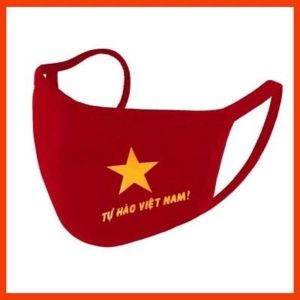 Khẩu Trang Vải Kháng Khuẩn Lá Cờ Việt Nam - KTV0016