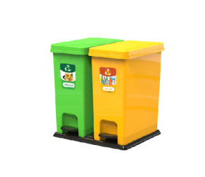 Thùng Đựng Rác Nhựa Composite 02 Ngăn Siêu Tiện Lợi - TRA0009