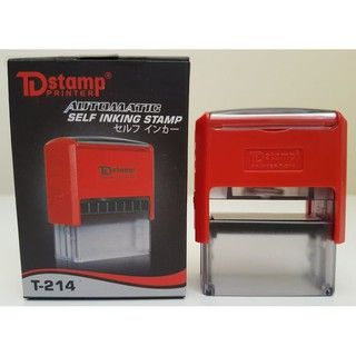 Con Dấu Tên TDStamp T-214 Đỏ - VPP0015