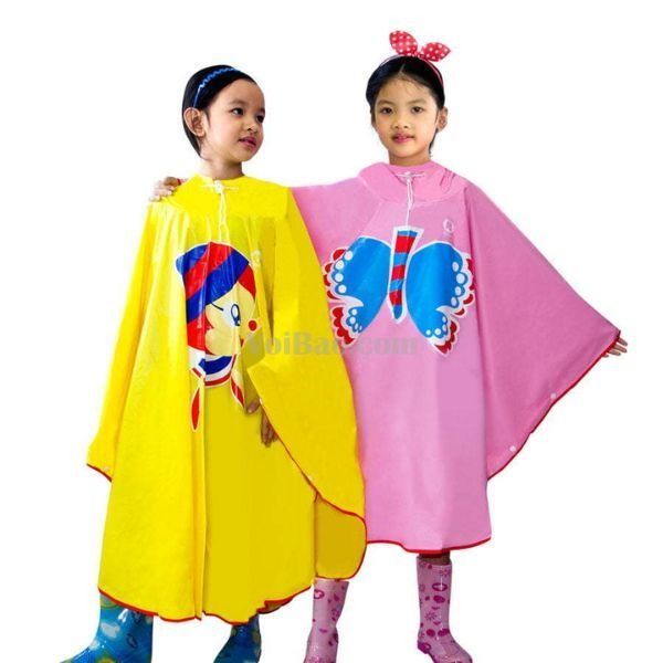 Áo Mưa Vạt Bầu Siêu Bền Dành Cho Trẻ Em - QAM0093