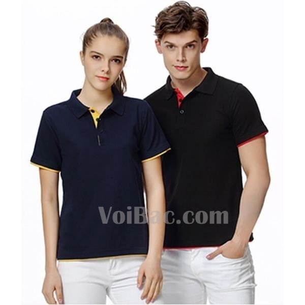 Áo Thun Đồng Phục Cổ Trụ Dành Cho Nam Và Nữ - ATH0016