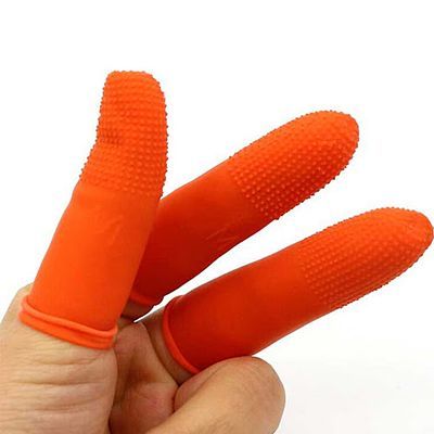  Bao Ngón Tay Cao Su Màu Cam Có Gai Chất Lượng - GCS0031