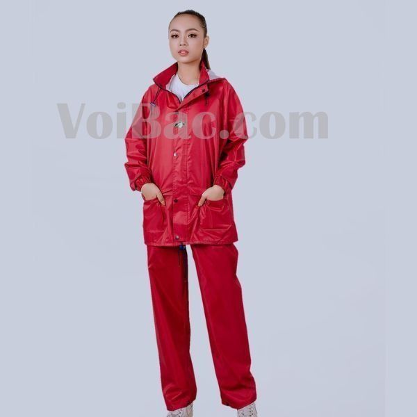 Bộ Áo Mưa Vảy Cá 2 Lớp Khoá Tiện Dụng - QAM0032