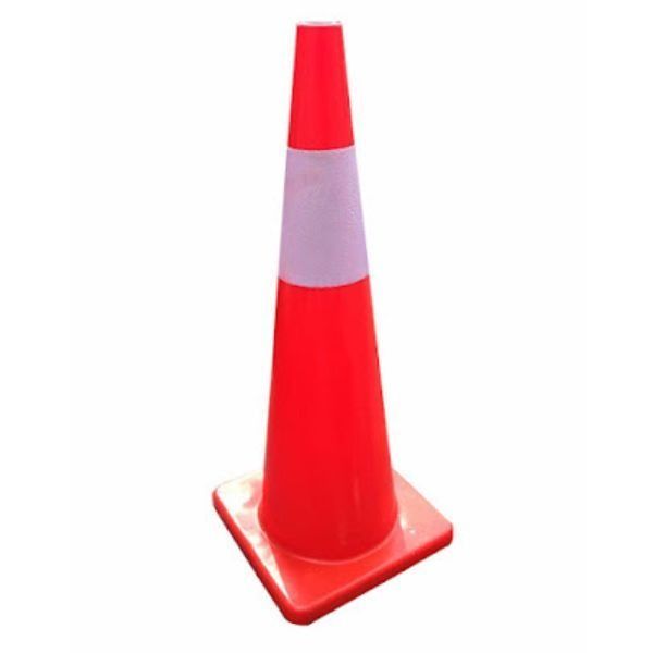 Cọc Tiêu Nhựa PVC Hàn Quốc 90CM Siêu Bền, Tiện Lợi - AGT0016