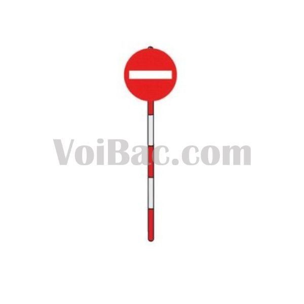 Cột sắt sơn 2 màu (không có đế bản mã) 3mx76mm-VCGT00009