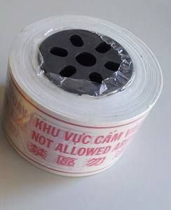 Cuộn Rào Cảnh Báo Công Trình 2 Lớp Chất Lượng Màu Trắng  - AGT0029 