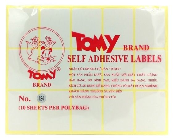 Đồ Dùng Văn Phòng Phẩm - Decal Tomy A5 No. 124 - VPP0079