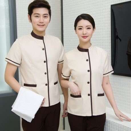 Đồng Phục Nhân Viên Khách Sạn Phong Cách Châu Á - DNK0020