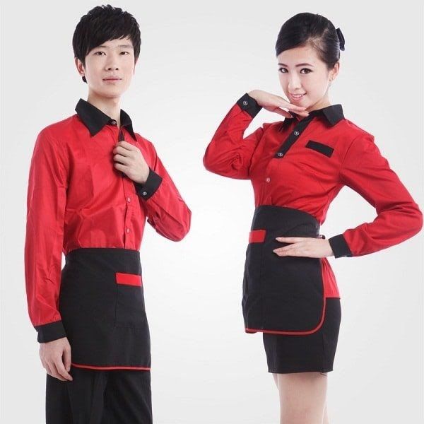 Đồng Phục Nhà Hàng Nam Nữ Sang Trọng - DNK0023