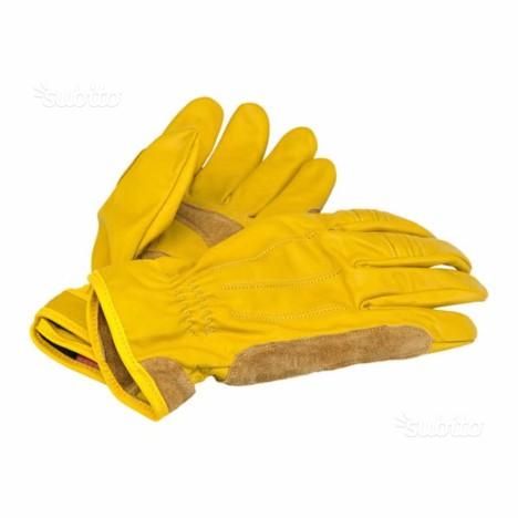 Găng Tay Da Cao Cấp Màu Vàng Chống Thấm Nước - GTD0005