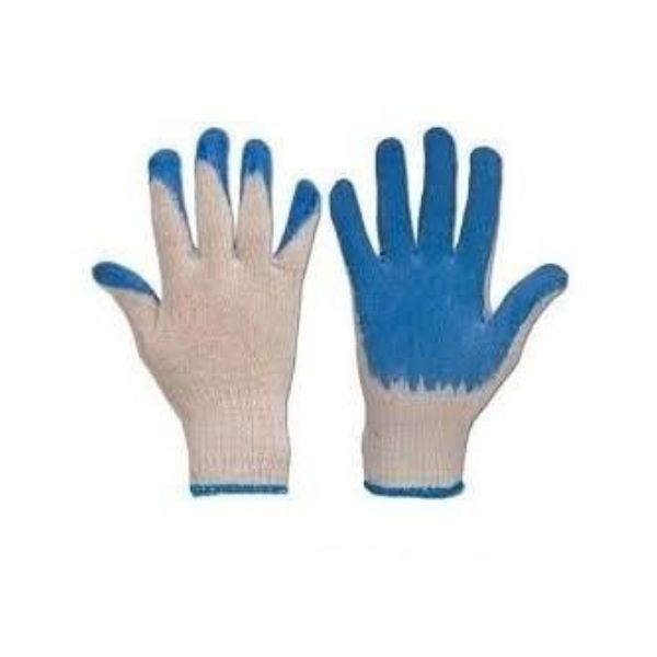 Găng Tay Sợi Tráng Nhựa Màu Xanh Chất Lượng Siêu Bền - GTS0013