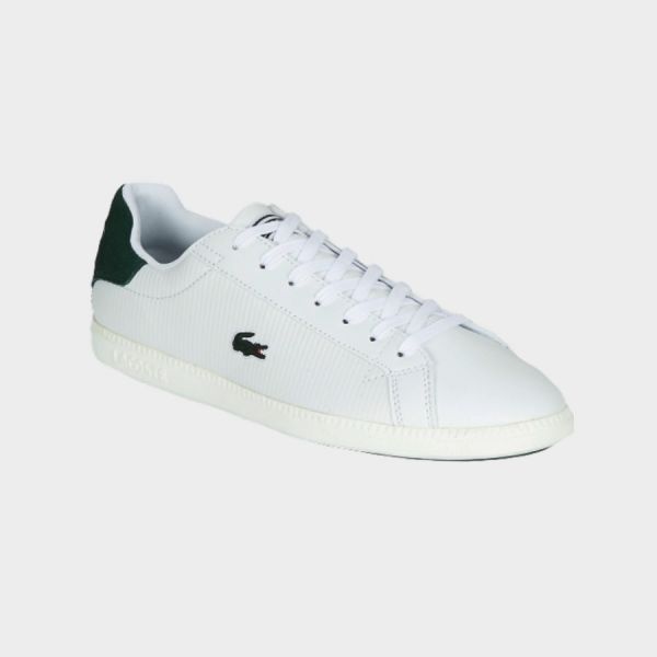 Giày Vải Lacoste Màu Trắng - GVA0038
