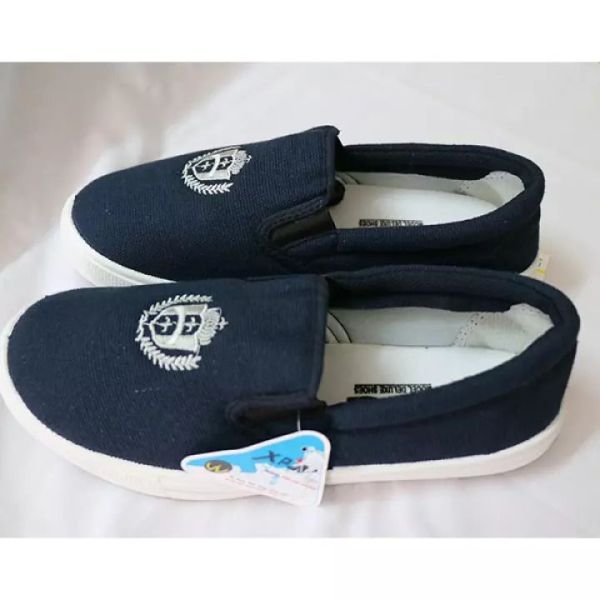 Giày Vải Lười Màu Xanh Đen Siêu Bền - GVA0052