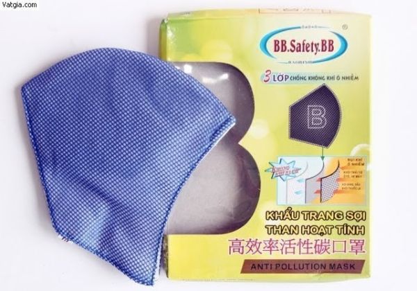 Khẩu Trang Vải Cao Cấp Cacbon Hoạt Tính Chống Bụi, Kháng Khuẩn - BVH0055