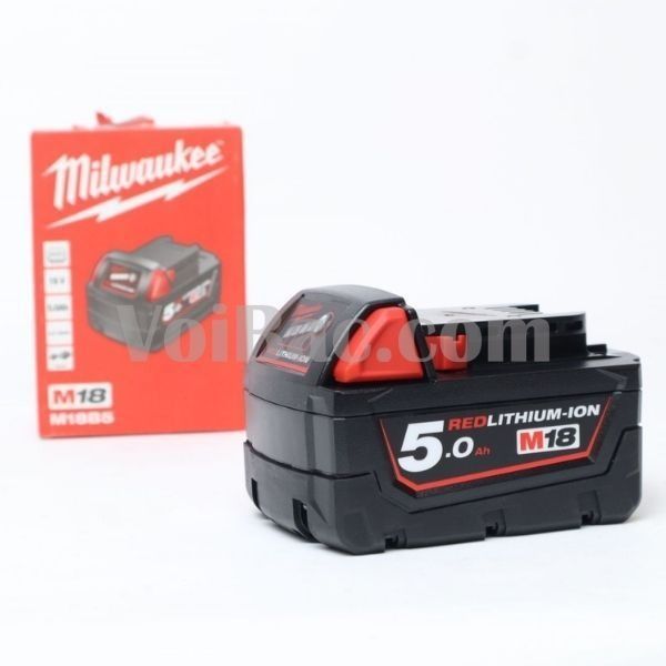 Pin Milwaukee 18V 5.0Ah Red Lithium - DCT0107