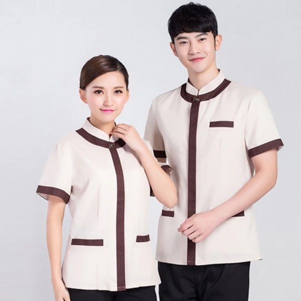 Quần Áo Đồng Phục Tạp Vụ Cổ Tàu Nhiều Màu - DTV0004