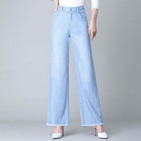 Quần Jean Ống Suông Nữ Trẻ Trung Thoải Mái - QEA0008