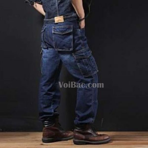 Quần Jeans Bảo Hộ Công Nhân Chính Hãng- QBH0002