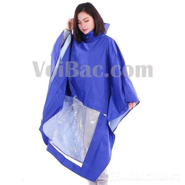 Áo Mưa Nhiều Màu Hai Tà Có Kiếng Đèn An Toàn - QAM0061