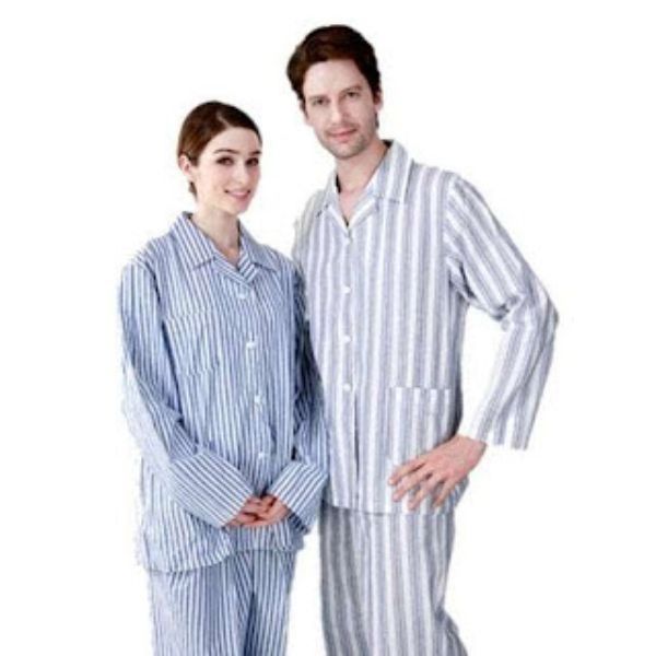 Trang Phục Bệnh Nhân Họa Tiết Sọc Tay Dài - BVI0005